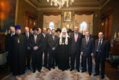 Святейший Патриарх Кирилл встретился с участниками Постоянного комитета Конференции европейских раввинов