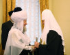 Встреча Святейшего Патриарха Кирилла с председателем ЦДУМ России Талгатом Таджуддином