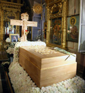 Парастас накануне годовщины смерти Святейшего Патриарха Алексия II