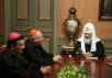 Встреча Святейшего Патриарха Кирилла с членами делегации Римско-Католической Церкви во Франции