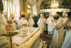 Патриаршее служение в Богоявленском кафедральном соборе в годовщину со дня кончины Святейшего Патриарха Алексия II
