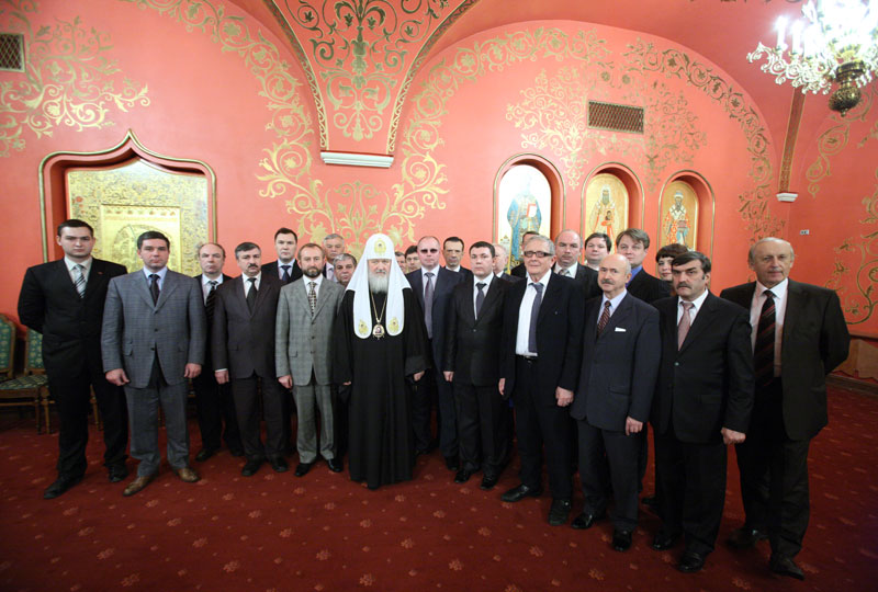 Встреча Святейшего Патриарха Кирилла с руководством и членами Клуба православных предпринимателей