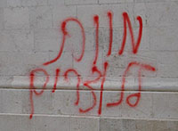 На Русском подворье в Иерусалиме совершен акт вандализма