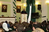 Председатель Синодального отдела религиозного образования и катехизации встретился со студентами Санкт-Петербургских духовных школ