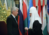 Встреча Святейшего Патриарха Кирилла с Генеральным секретарем Совета Европы Турбьëрном Ягландом