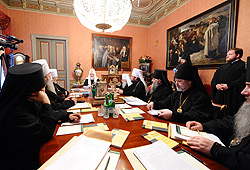 ЖУРНАЛЫ заседания Священного Синода от 25 декабря 2009 года