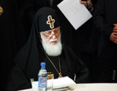 Святейший Патриарх Кирилл поздравил Католикоса-Патриарха всея Грузии Илию II с годовщиной интронизации