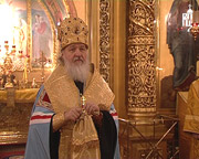 Патриарший Местоблюститель совершил Новогодний молебен в Богоявленском кафедральном соборе