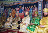 В новогоднюю ночь Блаженнейший митрополит Владимир совершил Божественную литургию в Киево-Печерской лавре