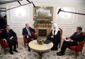Встреча Святейшего Патриарха Кирилла с председателем Правительства России В.В. Путиным