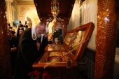 Патриарший визит в Казахстан. Посещение Никольского собора Алма-Аты.