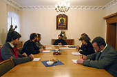 Архиепископ Волоколамский Иларион возглавил заседание, посвященное подготовке семинара «Международное право и религиозные традиции: потенциал взаимодействия»