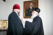 Святейший Патриарх Сербский Ириней принял настоятеля подворья Русской Православной Церкви в Белграде