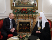 Председатель Правительства России В.В. Путин направил Святейшему Патриарху Кириллу поздравления с годовщиной интронизации