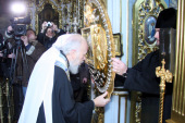 Накануне президентских выборов на Украине Блаженнейший митрополит Владимир совершил молебен в Киево-Печерской лавре