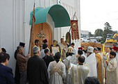 В новом храме в честь Богоявления Господня г. Нагоя начались регулярные богослужения