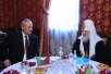 Встреча Святейшего Патриарха Кирилла с Президентом Республики Абхазия Сергеем Багапшем