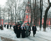 Патриаршее служение в четверг первой седмицы Великого поста в Донском ставропигиальном монастыре