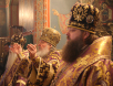 Патриаршее служение в субботу первой седмицы Великого поста. Божественная литургия в Высоко-Петровском монастыре.