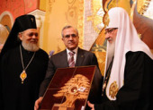 Встреча Святейшего Патриарха Кирилла с Президентом Ливана Мишелем Сулейманом