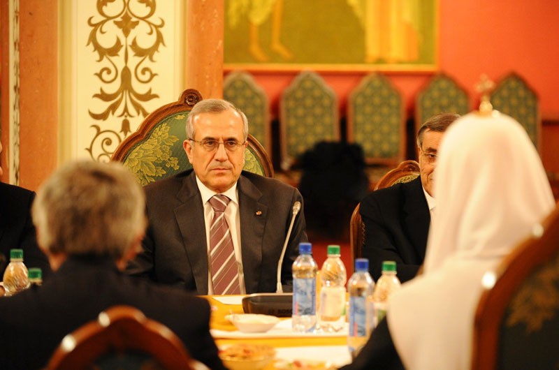 Встреча Святейшего Патриарха Кирилла с Президентом Ливана Мишелем Сулейманом