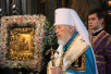 Визит Святейшего Патриарха Кирилла на Украину. Молебен в Киево-Печерской лавре в день инаугурации Президента Украины.