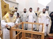 Патриарший экзарх всея Беларуси совершил освящение храма в Дзержинске (Минская область)