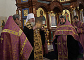 В кафедральный собор Воронежа возвращена старинная икона святителя Митрофана, вывезенная за границу в годы революции
