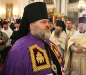 Патриаршее поздравление епископу Выборгскому Назарию с 25-летием служения в священном сане