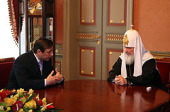 Встреча Святейшего Патриарха Кирилла с Полномочным представителем Президента в Северо-Кавказском федеральном округе