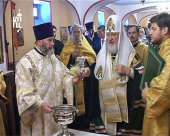 Святейший Патриарх Кирилл совершил чин освящения домового храма в Национальном исследовательском ядерном университете «МИФИ»
