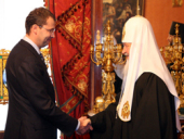 Встреча Святейшего Патриарха Кирилла с губернатором Чукотского автономного округа