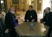 Блаженнейший Патриарх Александрийский Феодор принял делегацию Русской Православной Церкви