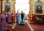 Блаженнейший митрополит Киевский Владимир совершил Литургию в Свято-Пантелеимоновом монастыре (Феофании)