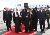 Начался официальный визит Святейшего Патриарха Московского и всея Руси Кирилла в Республику Армения