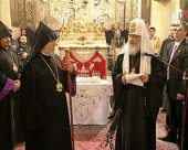 Святейший Патриарх Кирилл прибыл в Первопрестольный Святой Эчмиадзин