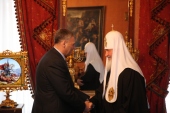 Встреча Святейшего Патриарха Кирилла с губернатором Сахалинской области