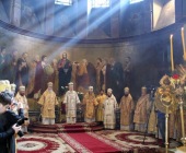 Блаженнейший митрополит Владимир посетил Харьковскую епархию, где возглавил торжества по случаю юбилея архиепископа Изюмского Онуфрия