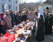 В Великую субботу Святейший Патриарх Кирилл посетил ряд московских храмов