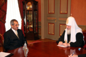 Состоялась встреча Предстоятеля Русской Православной Церкви с послом Иордании в Российской Федерации