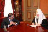Предстоятель Русской Церкви встретился с президентом Карачаево-Черкесии Борисом Эбзеевым