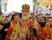 Святейший Патриарх Кирилл совершил всенощное бдение в Свято-Троицком кафедральном соборе Екатеринбурга