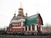 Святейший Патриарх Кирилл совершил чин великого освящения храма в честь святого великомученика Георгия Победоносца в Челябинске