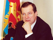 Патриаршее поздравление главе Республики Карелия С.Л. Катанандову с 55-летием со дня рождения