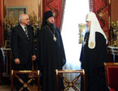 Встреча Святейшего Патриарха Кирилла с главой Приднестровья