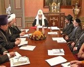Состоялась встреча Святейшего Патриарха Кирилла с членами президиума Межрелигиозного совета России