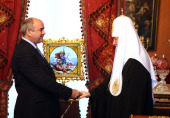 Встреча Святейшего Патриарха Кирилла с послом Республики Южная Осетия