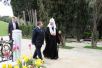 Визит Святейшего Патриарха Кирилла в Азербайджан. Посещение Аллеи почетного захоронения.