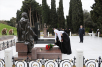 Визит Святейшего Патриарха Кирилла в Азербайджан. Посещение Аллеи почетного захоронения.
