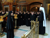 Состоялась встреча митрополита Волоколамского Илариона с учащимися и преподавателями Сретенской духовной семинарии